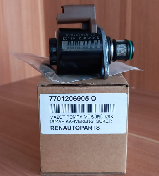 7701206905 Pompa Müşürü Fluence Clio 2 Kangoo 2 Megane 2 1.5 K9K Mazot Pompa Müşürü Kahverengi Soket